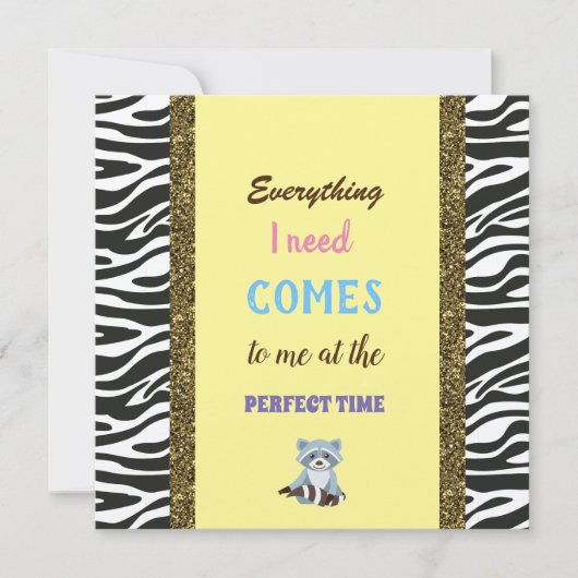 goldene Linien, Affirmation, Maraccoon (Vorderseite)