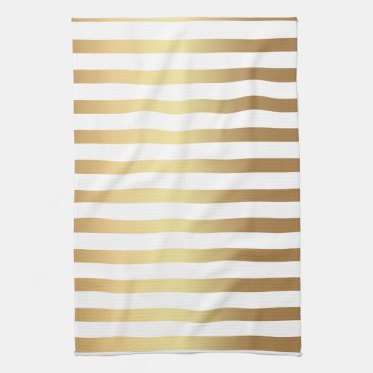 Goldene Linien Geschirrtuch (Vertikal)