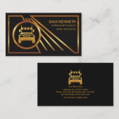 Goldene Linien - Grenzverkehr Visitenkarte (Vorne/Hinten)