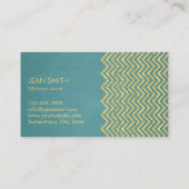 Goldene Lippen - Eine schöne Landschaft Visitenkarte (Rückseite)