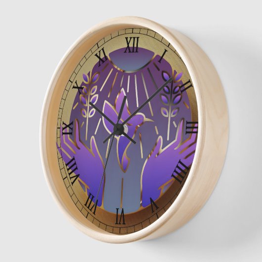 goldene Logo-Uhr Uhr (Winkel)