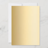 Goldene Lorbeerkranke 2025 Graduation Party Einladung (Rückseite)