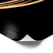 Goldene Lotus Poster (Ecke)