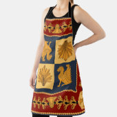 Goldene Löwen: Jugendstil-Schal-Design Schürze (InSitu)