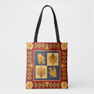 Goldene Löwen: Jugendstil-Schaldesign Tasche