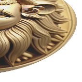 Goldene Löwenmedaille mit Krone Schneidebrett (Ecke)