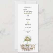 goldene Luxus-Hochzeitseinladung in Weiß