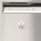 Goldene Lyra-Tasche Magnet (In Situ (Geschirrspüler))