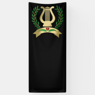 Goldene Lyre Banner
