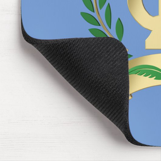 Goldene Lyre Mousepad (Ecke)