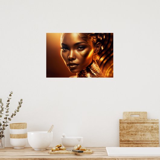 Goldene Mädchen Poster (Küche)