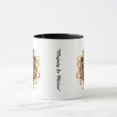"Goldene Mähnenmajestät" Tasse (Zentrum)