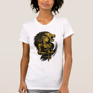 Goldene Majestät: Das Rot des Powers T-Shirt