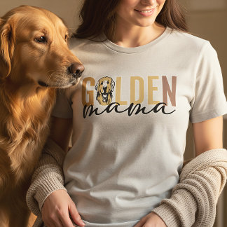 Goldene Mama | Geschenk für Golden Retriever-Mütte Tri-Blend Shirt
