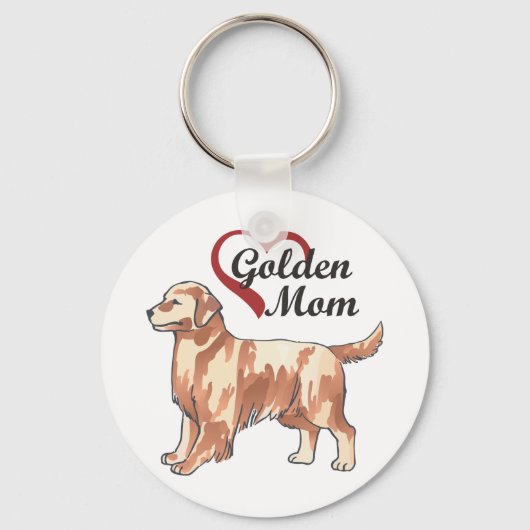 Goldene Mama Schlüsselanhänger (Vorderseite)