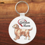 Goldene Mama Schlüsselanhänger (Vorderseite)