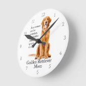 Goldene Mama-Uhr Runde Wanduhr (Winkel)