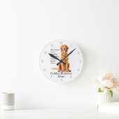 Goldene Mama-Uhr Runde Wanduhr (Zuhause)