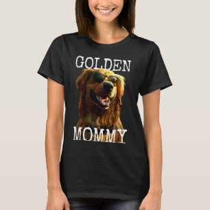 Goldene Mami Mama Muttertag Süße Golden Retriever T-Shirt