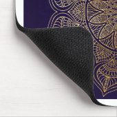 Goldene Mandala Mousepad (Ecke)