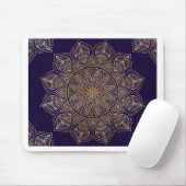 Goldene Mandala Mousepad (Mit Mouse)