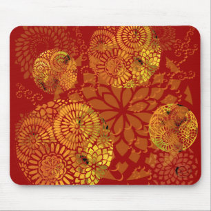 Goldene Mandalas-Mauspad Mousepad