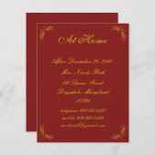 Goldene Märchen auf Zuhause Card (Vorne/Hinten)