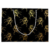 Goldene Märchen Prinzessin Party Geschenktüte (Rückseite)