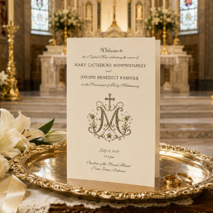 Goldene Marianische Kreuz Lateinische Messe Hochze