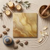 Goldene Marmor-Achat Fliese