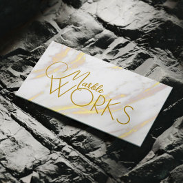 Goldene Marmorbäume Visitenkarte