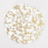 Goldene Marmorfolienstruktur Etiketten (Design 1)