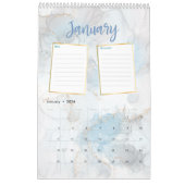 Goldene Marmorfüllung im Foto Kalender (Jan 2026)