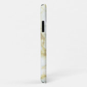 Goldene Marmorklammer - iPhone Case (Hinten/Rechts)