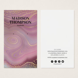 Goldene Marmorschmuck-Holder