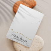 Goldene Marmorschmuck mit Necklace Display