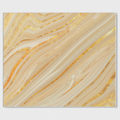 Goldene Marmorstruktur Geschenkpapier (Flach)