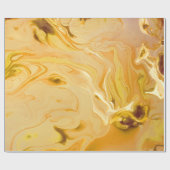 Goldene Marmortextur Geschenkpapier (Flach)