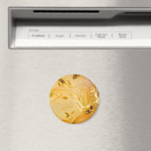 Goldene Marmortextur Magnet (In Situ (Geschirrspüler))