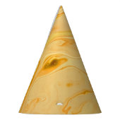 Goldene Marmortextur Partyhütchen (Links)