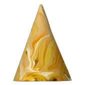 Goldene Marmortextur Partyhütchen (Rechts)