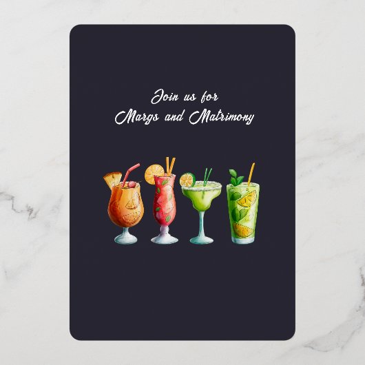 Goldene Märsche und Trauermärsche, klassisches Bra Folieneinladung (Rückseite)