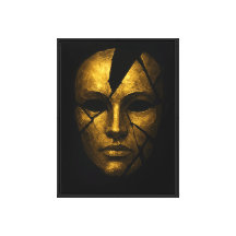 Goldene Maske Abstrakt