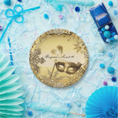 Goldene Maskerade Pinacoteca comunale Casa Rusca Pappteller (Party)