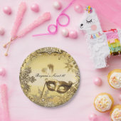 Goldene Maskerade Pinacoteca comunale Casa Rusca Pappteller (Party)