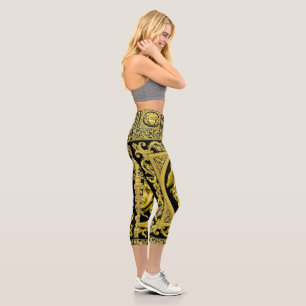 Goldene Medusa Classical Capri Leggings