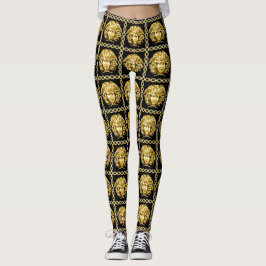 Goldene Medusa in Chains Leggings