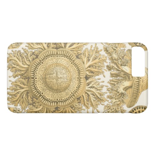 Goldene Meerestiere Case-Mate iPhone Hülle (Rückseite (Horizontal))