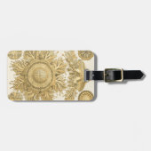 Goldene Meerestiere Gepäckanhänger (Vorderseite horizontal)