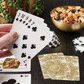 Goldene Meerestiere Spielkarten (In Situ)